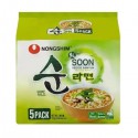 5-pak Soon Vegetarisk Nuddelsuppe Mild 5x112g Nongshim