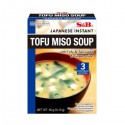 Instant Misosuppe m. Tofu, Tang & Forårsløg 3x10g S&B