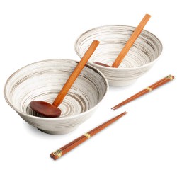 Ramen Set Uzu White Ø22cm 6...